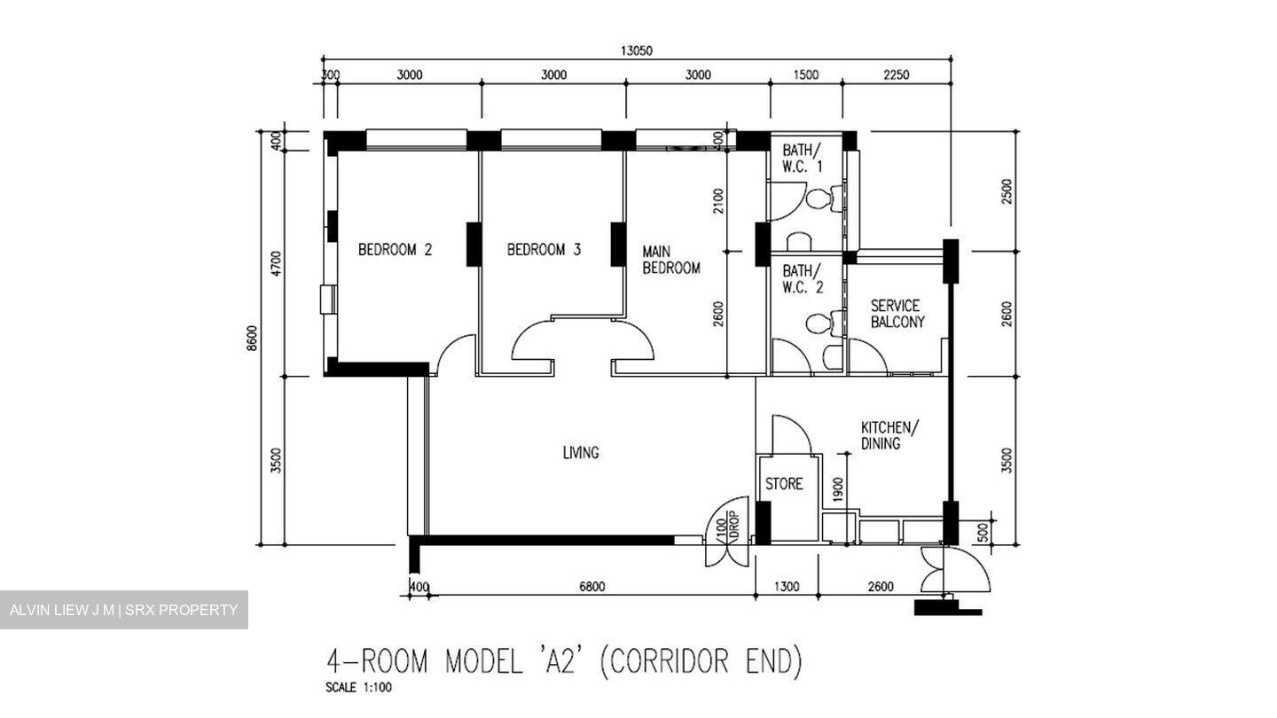 Blk 165 Hougang Avenue 1 (Hougang), HDB 4 Rooms #512700311